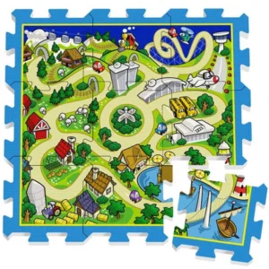 Habpuzzle szőnyeg versenyutak 31x31cm