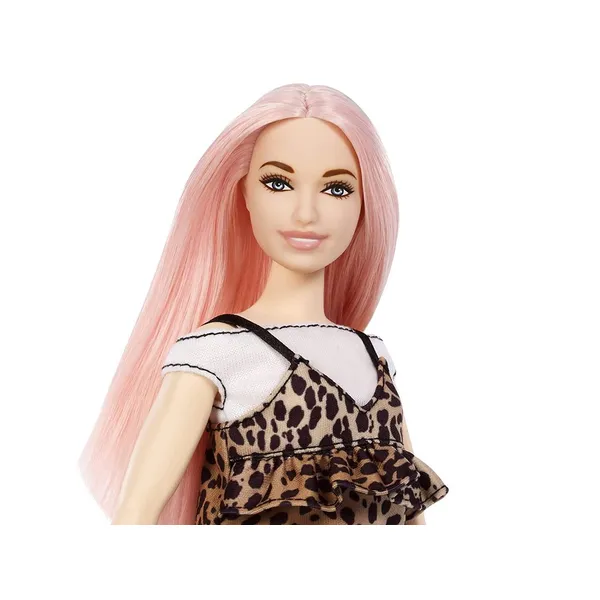 Barbie fashionistas leopárd ruha baba 28,5cm