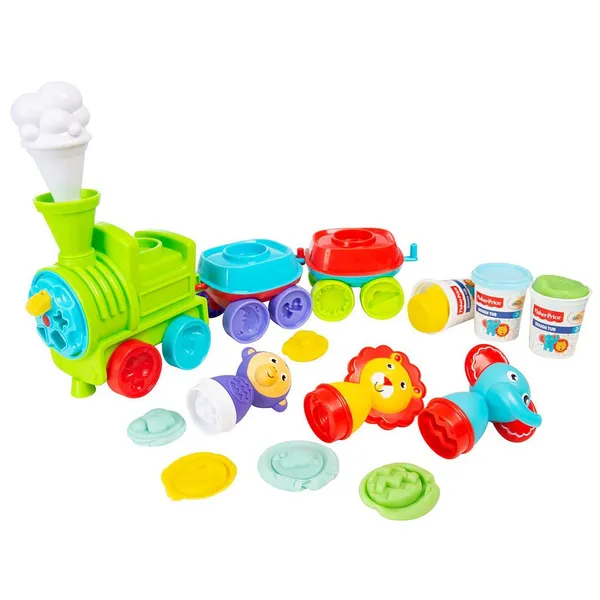 Fisher price színes vonat gyurmakészlet gyerekeknek