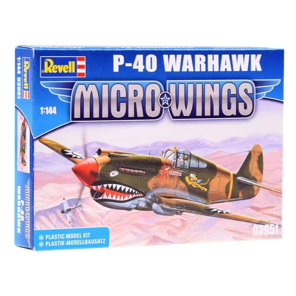 Curtiss p-40 warhawk modell 1:144 összeszerelhető készlet