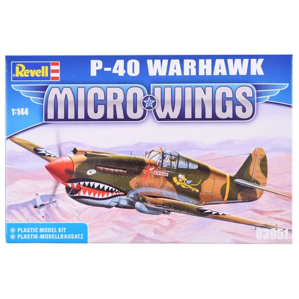 Curtiss p-40 warhawk modell 1:144 összeszerelhető készlet