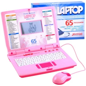 Gyermek oktatólaptop 65 funkcióval (lengyel/angol nyelv)