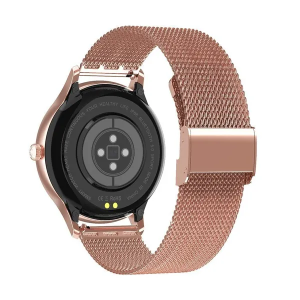 Női okosóra rosegold-pink ip68 1,09 tft hd kijelzővel