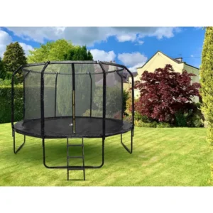 Skyflyer 366cm kerti trambulin hálóval és létra