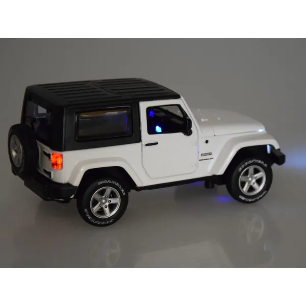 Jeep wrangler terepjáró 1:32 hang-fény