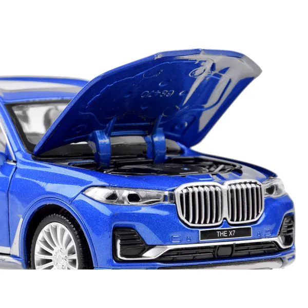 Bmw x7 kék terepjáró modell 1:32