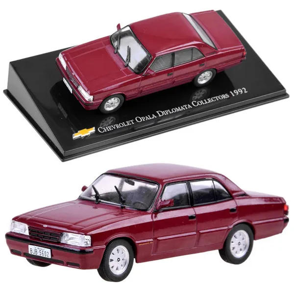 Chevrolet opala diplomata 1992 gyűjtői modellautó 1:43 bordó