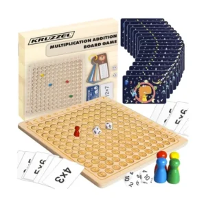 Szorozótábla játék 12x12 fa kivitelben
