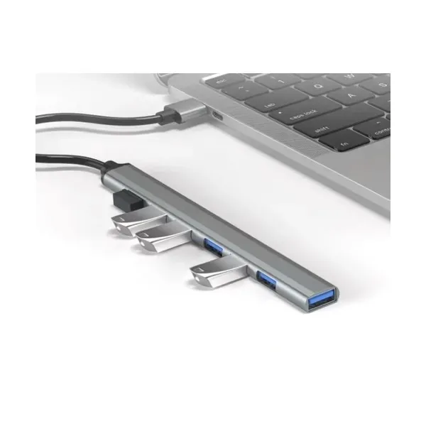 Izoxis 7-portos usb hub alumínium