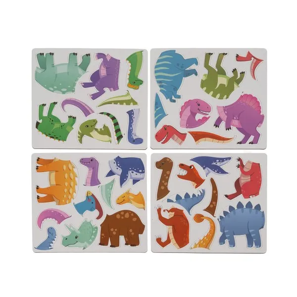 Dinoszaurusz mágneses puzzle készlet