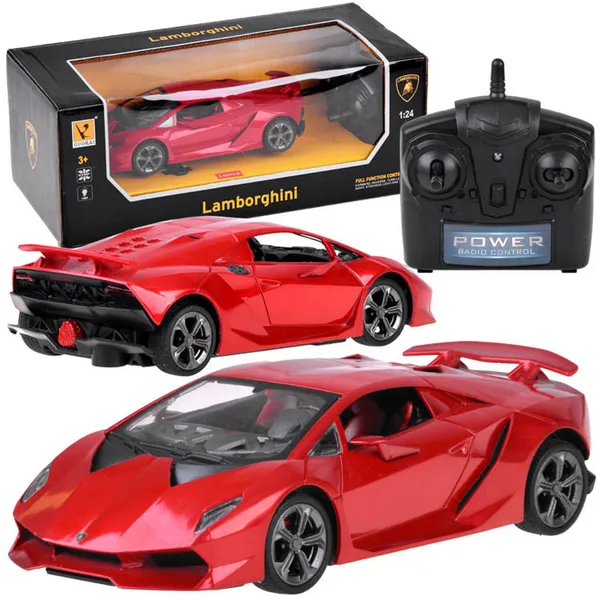 Vörös lamborghini rc autó 2.4ghz