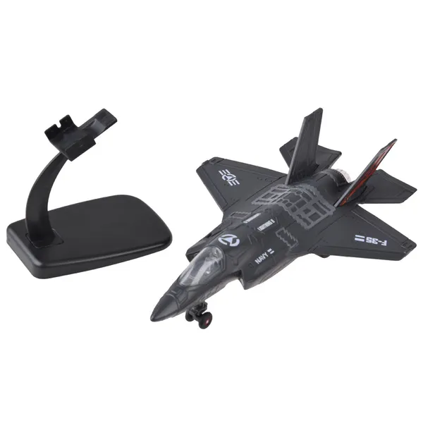 Fém vadászgép modell f-35 hanggal és fénnyel