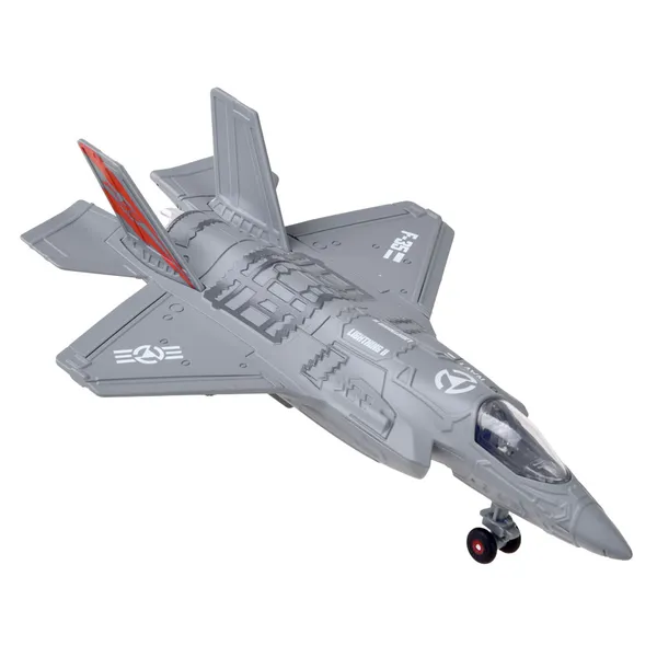 Fém vadászgép modell f-35 hanggal és fénnyel