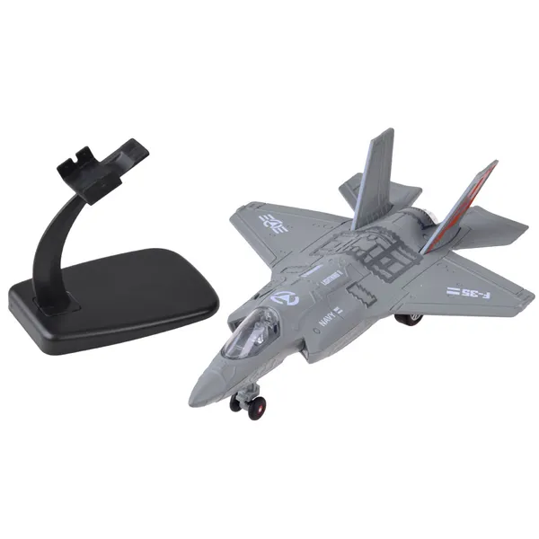 Fém vadászgép modell f-35 hanggal és fénnyel