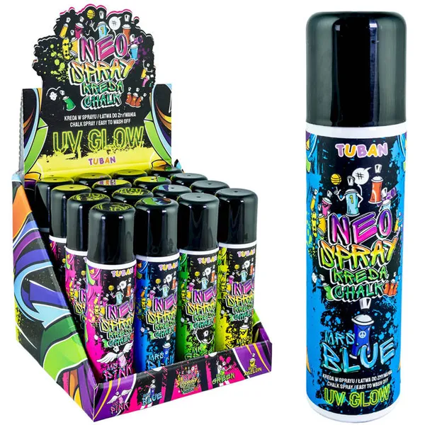 Neon kréta spray graffiti 150ml