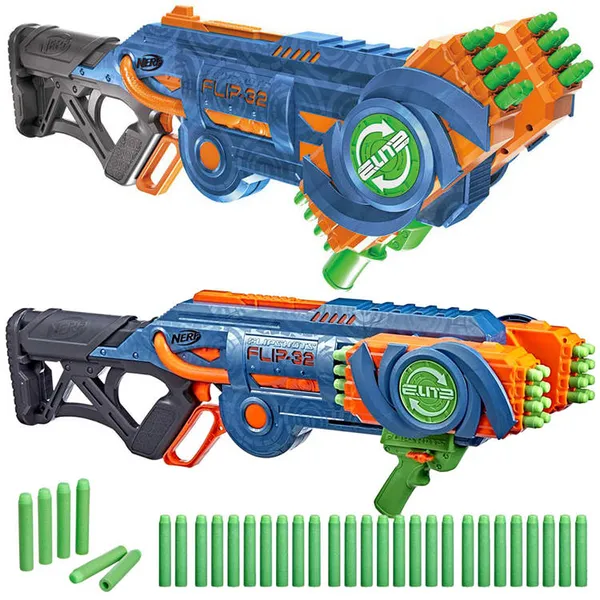 Nerf elite 2.0 flip-32 pisztoly 32 habnyíllal