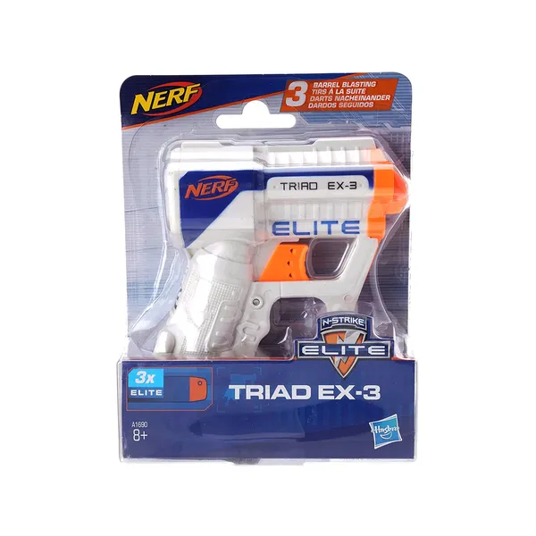 Nerf triad ex-3 habszivacs pisztoly 3 tölténnyel