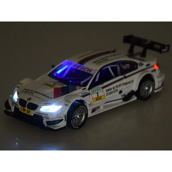 Bmw m3 dtm fém modell 1:32 hang- és fényhatásokkal