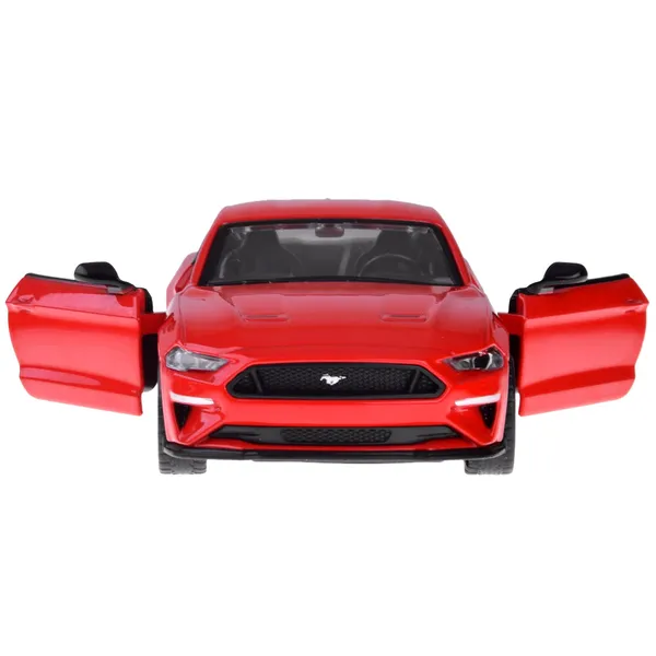 Ford mustang gt modell 1:34 hang fény piros