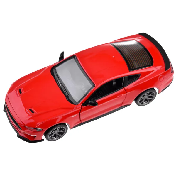 Ford mustang gt modell 1:34 hang fény piros