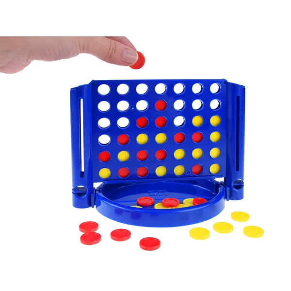 Mini stratégiai játék - connect 4 utazó változat