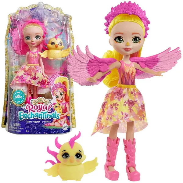 Enchantimals falon phoenix baba és csirke szett