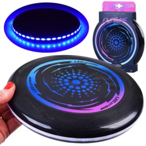 Led világító repülő korong 22cm