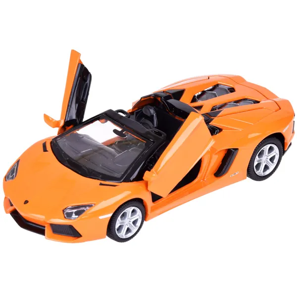 Lamborghini aventador roadster 1:32 fém modellautó hang- és fényhatásokkal