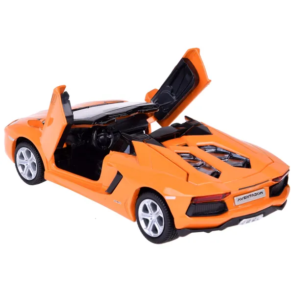 Lamborghini aventador roadster 1:32 fém modellautó hang- és fényhatásokkal