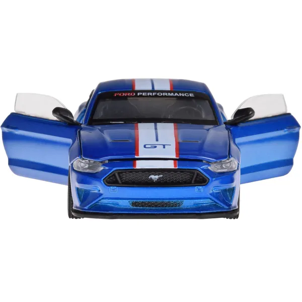 Ford mustang gt tuning készlet 1:42 - kék modellautó