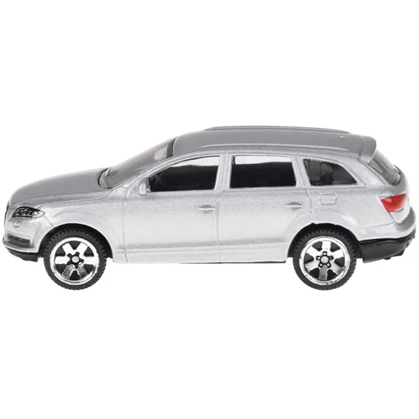 Audi q7 rugós modellautó 1:64 ezüst