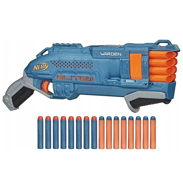 Nagy nerf elite 2.0 játékfegyver szett + 16 töltény gyerekeknek