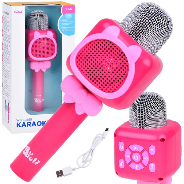 Gyerek karaoke bluetooth mikrofon - többfunkciós zenei élmény