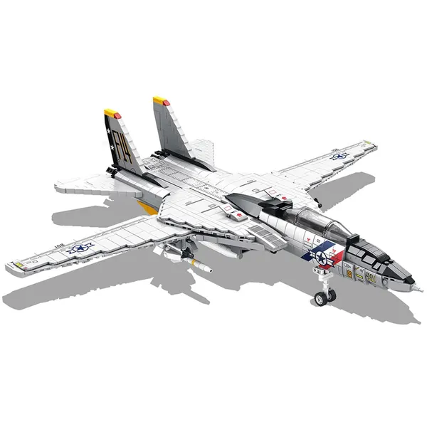 F-14 tomcat építőblokk készlet 1600 db