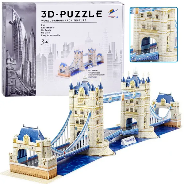 Tower bridge 3d puzzle - 120 darabos oktatójáték