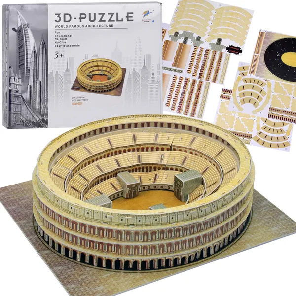 Római colosseum 3d puzzle 84 darabos