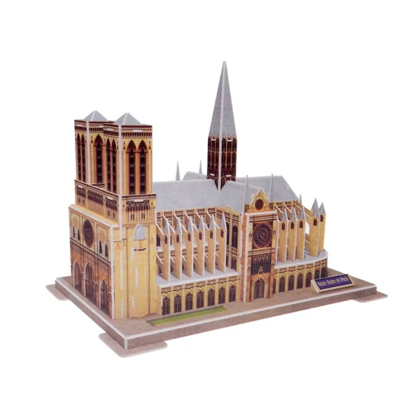 Notre-dame 3d puzzle - 77 darabos kirakó készlet