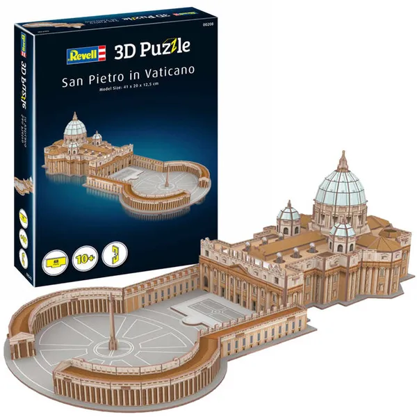 Szent péter-bazilika 3d puzzle - 68 darabos