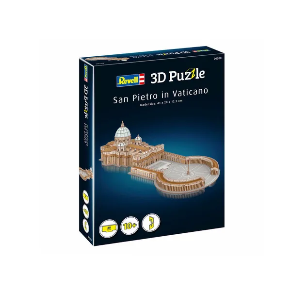 Szent péter-bazilika 3d puzzle - 68 darabos