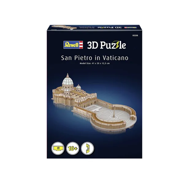 Szent péter-bazilika 3d puzzle - 68 darabos