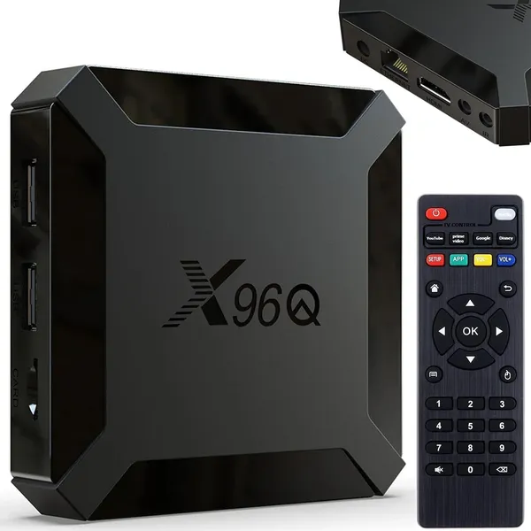 Okos tv box android hdmi távirányítóval