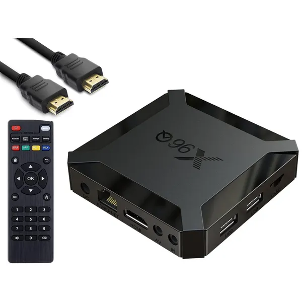 Okos tv box android hdmi távirányítóval