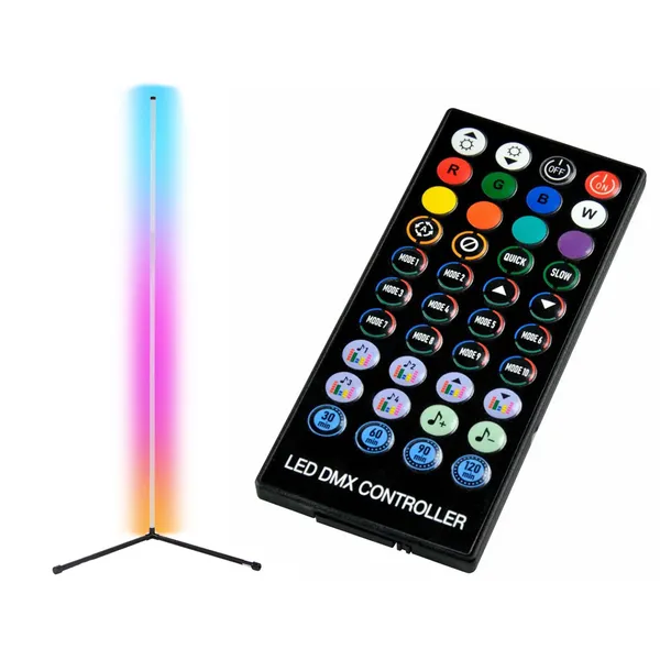 Rgb saroklámpa távirányítóval 1,5m