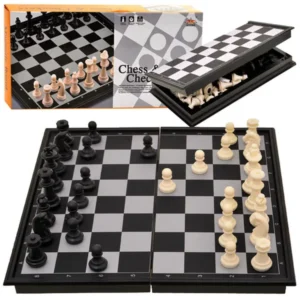 Mágneses 2in1 sakk-dáma készlet 25cm