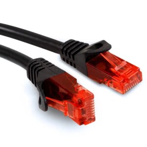Maclean utp cat6 patchkábel 20m fekete rj45