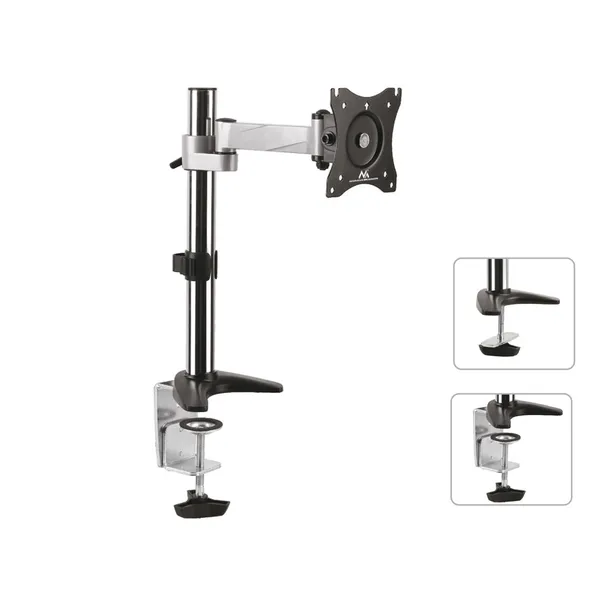 Alumínium asztali monitor tartó 13-27, 8kg, 360° pivot