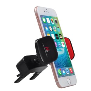 Univerzális autós telefon tartó - szellőző/cd rögzítés, fekete