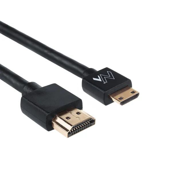 Ultra vékony hdmi-minihdmi kábel 2m, 4k, 3d, aranyozott