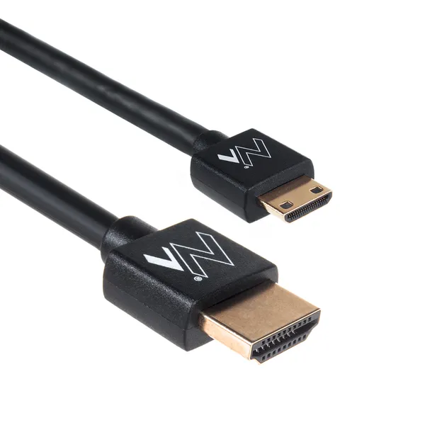 Ultra vékony hdmi-minihdmi kábel 2m, 4k, 3d, aranyozott