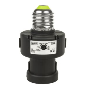 Alkonykapcsolós e27 lámpatest időzítővel 100w ip20
